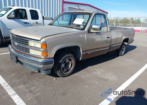 1990 Chevrolet Gmt-400 C1500 из США, поврежденный, VIN 1GCDC14K8LE200657